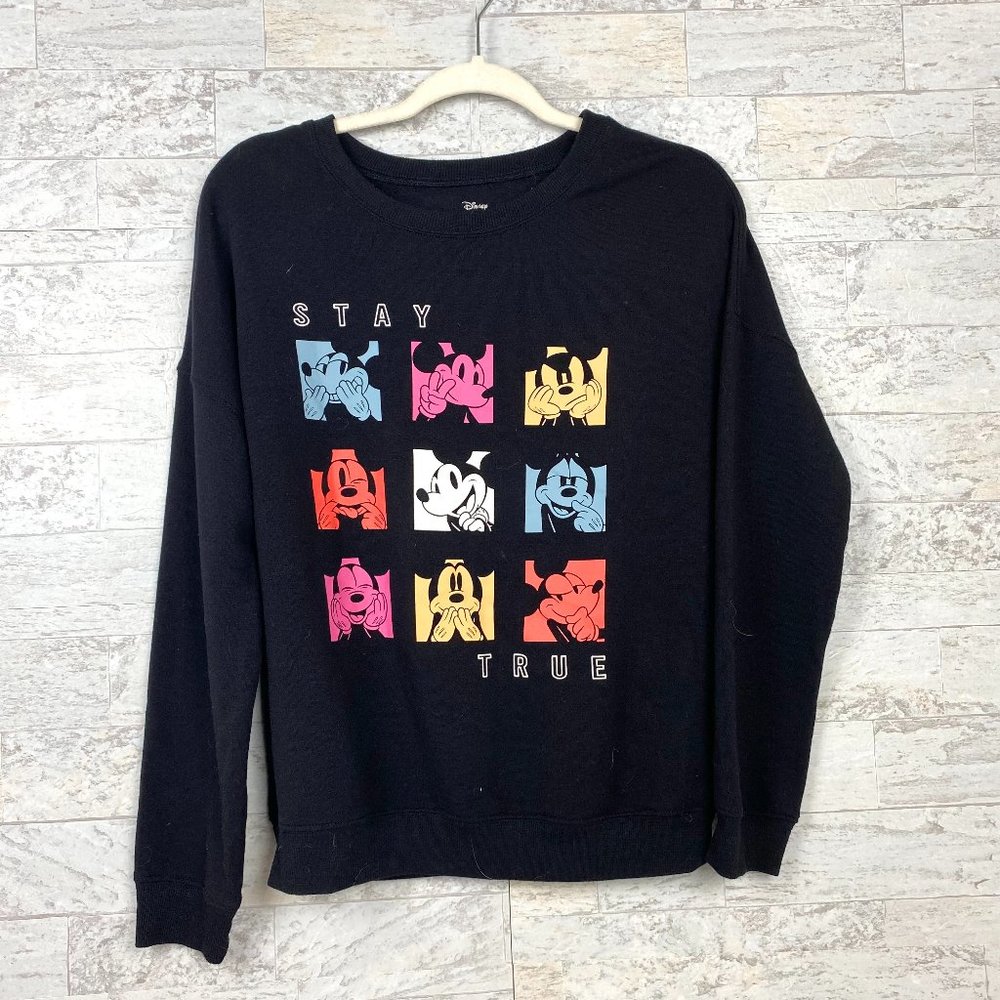 Vintage Mickey Mouse Stay True Graphic Pullover XS